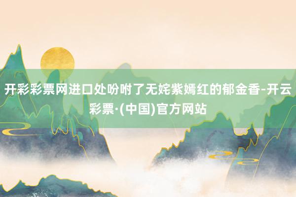 开彩彩票网进口处吩咐了无姹紫嫣红的郁金香-开云彩票·(中国)官方网站